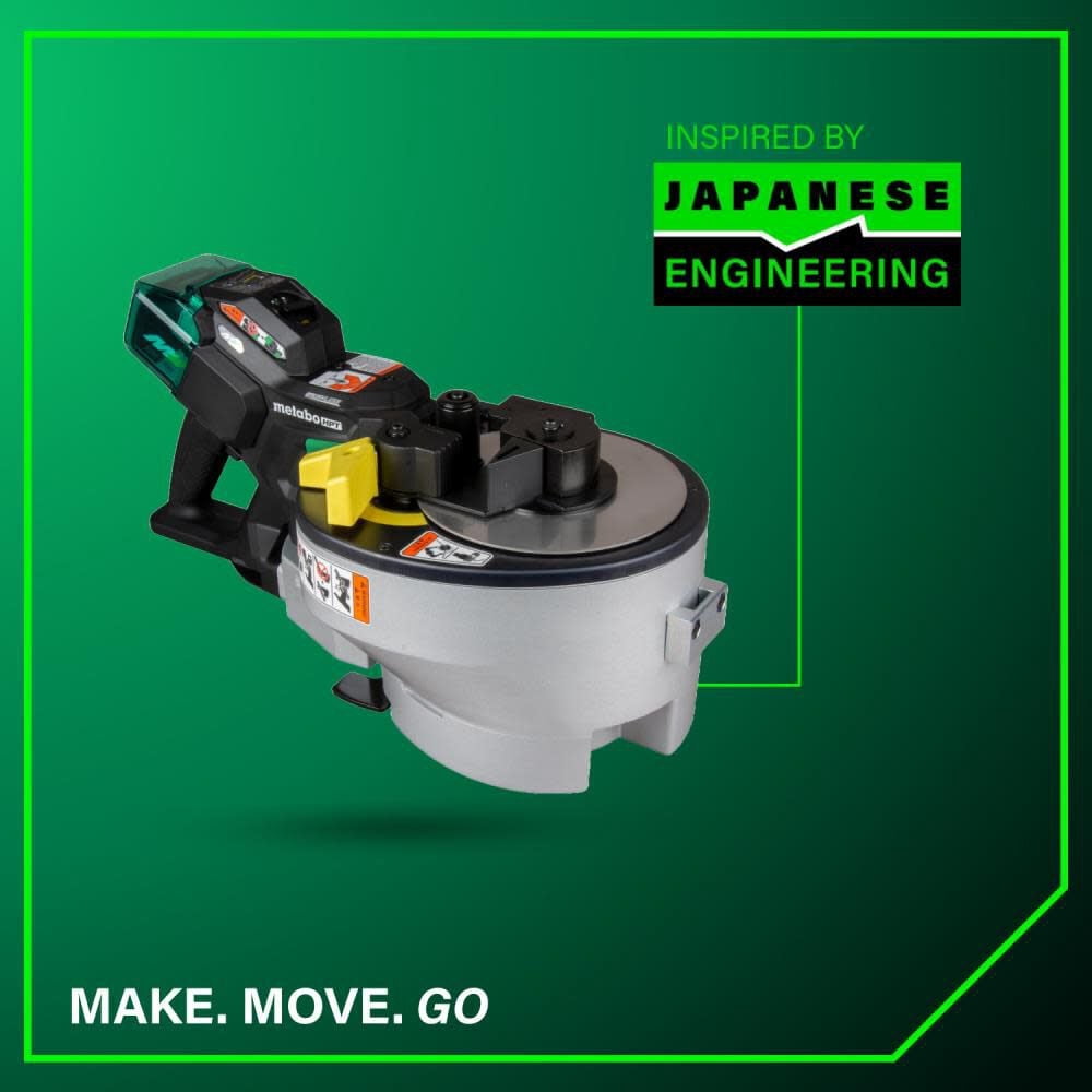 Metabo Hpt 36V Multivolt Portable Rebar Bender/cutter With Duplex Nailer And Triple Hammer Bolt Impact Driver Kit Bundle