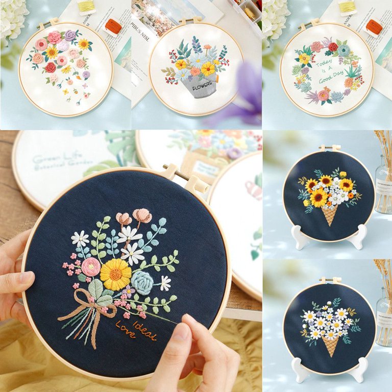 20 Floral Embroidery Patterns