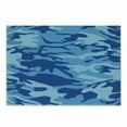 thumbnail image 1 of Camouflage Cutting Board, Abstract Camouflage Costume Concealment from the Enemy Hiding Pattern, Decorative Tempered Glass Cutting and Serving Board, Small Size, Pale Blue Navy Blue, by Ambesonne, 1 of 1
