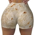 thumbnail image 2 of Fotbe Tortilla Shorts Sin Costuras – Shorts Deportivos de Cintura Alta para Mujer, Elásticos para Gimnasio, Yoga, Running o Ciclismo-Large, 2 of 8