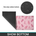 thumbnail image 6 of Pink Ribbon Pattern Kitchen Rugs Sets Of 2,Anti Fatigue Kitchen Mat Rugs Non Slip Washable,Decorative Kitchen Floor Mats for Kitchen,Sink,Laundry,17"x30"+17"x47", 6 of 7