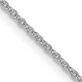 thumbnail image 1 of 14K White Gold Jbsp's 1.1mm Flat Cable Chain (24 X 1.1) Made In Italy 1628-24, 1 of 5