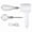 White, variant on Cordless Egg Beater Mixer - 30W Wireless Handheld for Baking & Camping