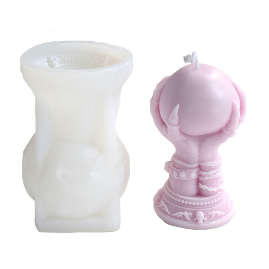 Halloween Rose Hand Silicone Mold DIY Crafts Project Reusable Soap Candle Plaster Chocolate Baking Tool Supplies