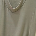thumbnail image 3 of BSDJILFG Pajama Tops for Women Soft Breathable Casual V-Neck Short Sleeve Loose Fit Pullover Layering Shirts, 3 of 4