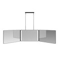 thumbnail image 4 of Tri-Fold Hanging Makeup Mirror with Multi-Angle Viewing, Foldable Design for Travel, LED Lighting & Rechargeable Function – Ideal for Professional Makeup, Self-Haircutting & Organized Cosmetic, 4 of 6