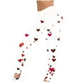 thumbnail image 6 of New Style Workout Bottoms for Women Women'S Fashion Valentine'S Day Printed Leggings with Yoga Sport Elastic Pants Stretchable Plus Size Leggings 3X, 6 of 7