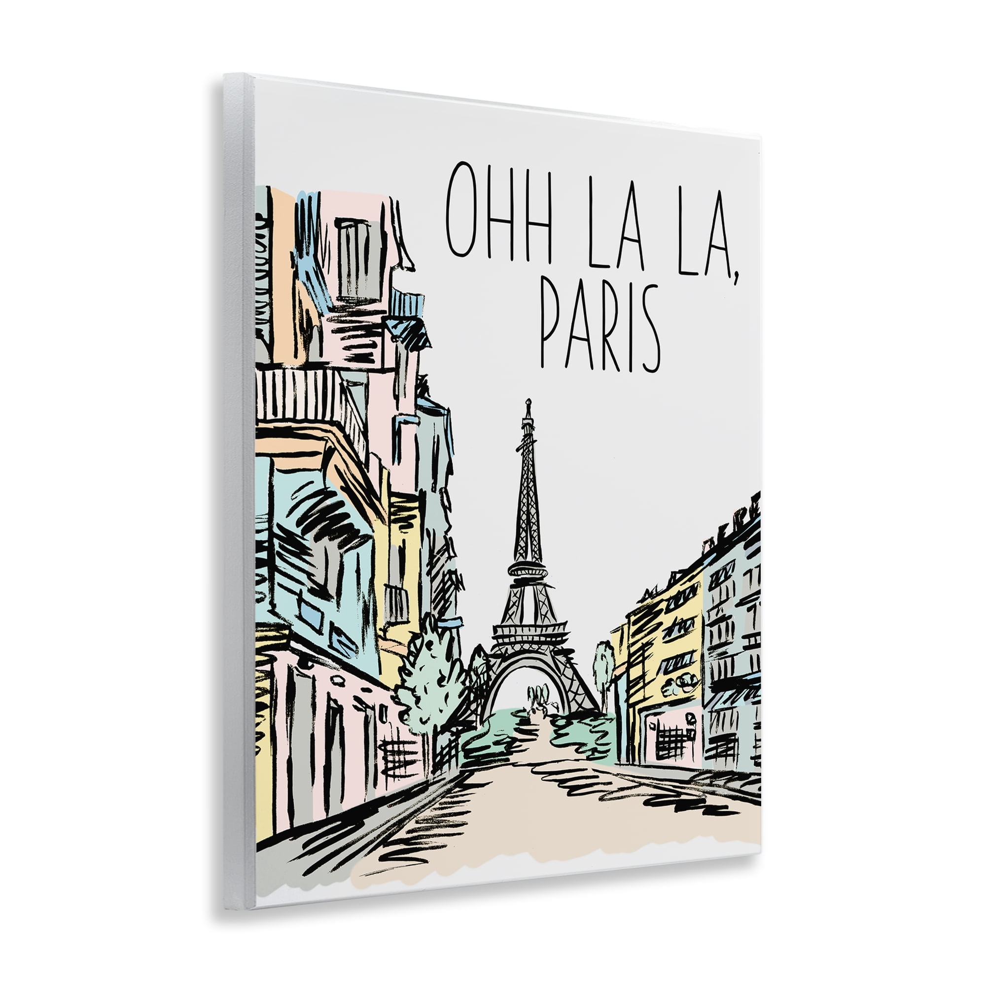 Stupell Industries Ohh La La Paris Wall Plaque Art, design by Elizabeth Medley