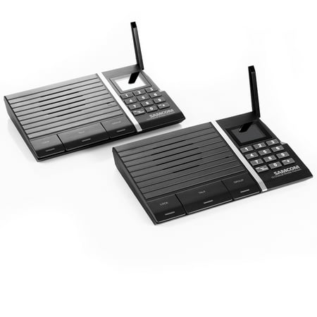 Samcom 10-Channel Digital FM Wireless Intercom System for Home and Office 2 (Best Home Intercom System 2019)