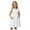 White, variant on Gubotare Girls Dresses Little Girls Girl 2025 Summer Boho Sun Dress Ruffled Pockets Dresses Size 4-5T (White,4-5 Years)