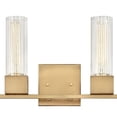 thumbnail image 3 of 5974HB Hinkley Lighting Xander - Four Light Bath Vanity in Mid-Century Modern Style - 32 Inches Wide by 10 Inches High-Heritage Brass Finish, 3 of 11