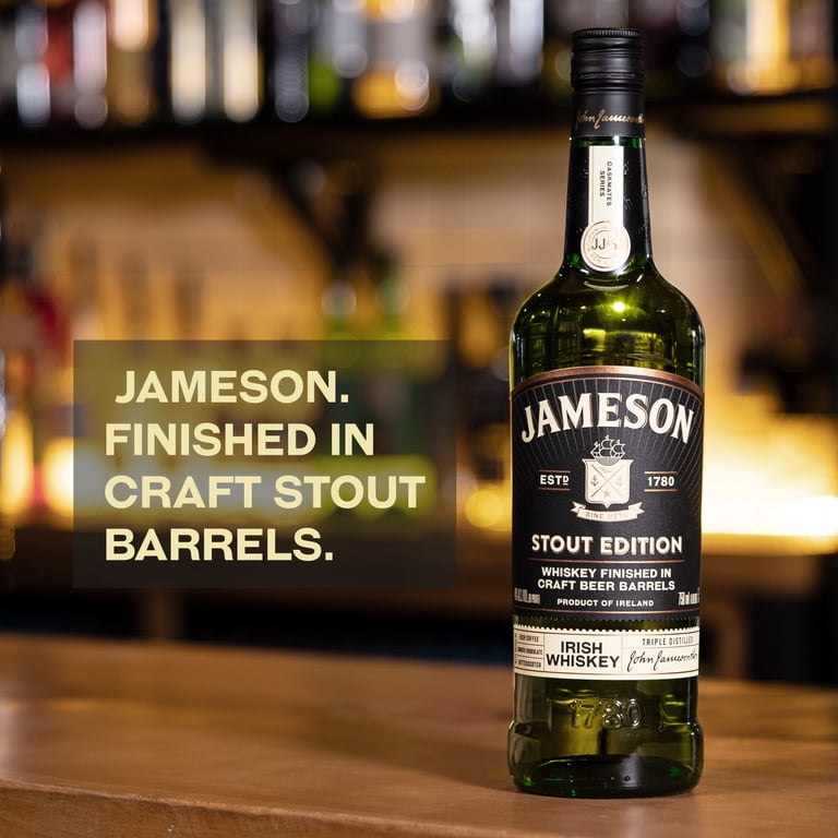 JAMESON Caskmates アイリッシュウイスキー Jameson Caskmates Stout Irish Whiskey, 750 mL Bottle, 40% ABV