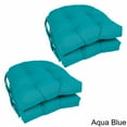 thumbnail image 3 of Blazing Needles  U-shaped 16-inch Dining Chair Cushions (Set of 4) - 16 X 16, 3 of 5