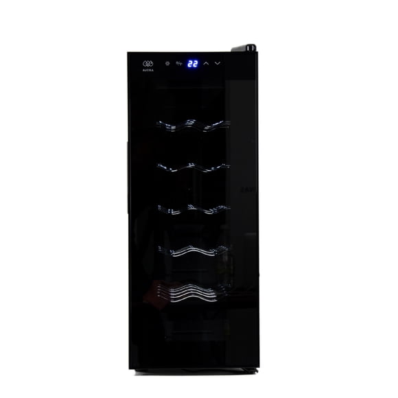 Enfriadora Cava de Vino Avera 12 Botellas 1.8 Pies EV12 Negro