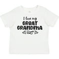thumbnail image 3 of Inktastic I Love My Great Grandma with Hearts Boys or Girls Toddler T-Shirt, 3 of 5