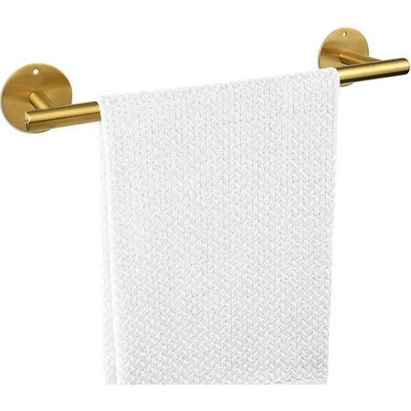 

Adhesive Towel 16inch Stainless Steel Single Towel Bathroom Kitchen Towel (Gold)