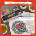 thumbnail image 2 of Hey Play 100-Pack Gel Pen Set for Coloring, Journaling, and School Supplies, 2 of 7