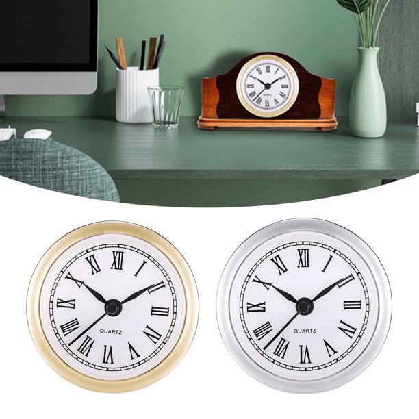 Reloj de de pulgadas con movimiento de inserción Reloj de pared con perfecl Inserto de reloj de cuarzo