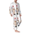 thumbnail image 2 of Balery Nurse doctor gnome Pattern Pajama Sets for Men Long Sleeve 2 Piece Sleepwear Loungewear Sets Soft PJ's with Pockets Long Sleeve Comfy Pj Sets-XX-Large, 2 of 7