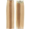 thumbnail image 2 of SEGO Thick Clip in Mini Human Hair Extensions for Women Adding Hair Volume Seamless Short Straight Clip in Human Hair Pad Hairpieces Topper for Thinning Hair, 2 of 8