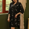 thumbnail image 1 of LSLJS Pyjama pour Femmes Robe de Nuit Ample Lingerie Aguichant en Chiffon Imprimé, Robes Cadeaux pour Femmes, 1 of 6