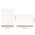 thumbnail image 2 of Transparent Document Brochure Holders L-Shaped for Weddings Wooden Base Display 2Pcs, 2 of 4