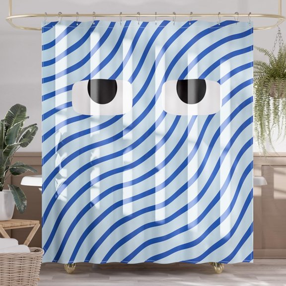 Colorful Shower Curtain, 72x72 Washable Cloth Modern Abstract Shower Curtains for Bathroom Decor, Fabric Cute Shower Curtain Set with 12 Metal Hooks, Rustic Stall RV Camper Shower Curtain