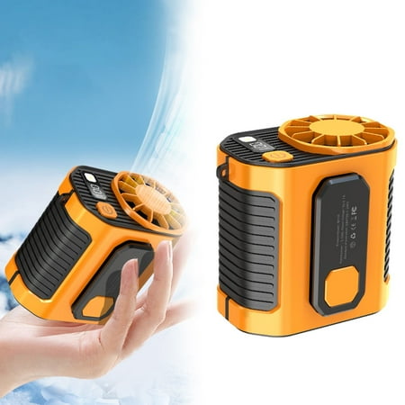 

GEHGWP Waist Hanging Fan Outdoor Portable USB Rechargeable Waist Clip Fan Desktop Handheld High Speed Fan okay thanks