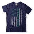 thumbnail image 4 of St Patrick's Day USA Flag Shamrock T-Shirt, 4 of 4