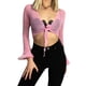 thumbnail image 1 of Txlixc - Tops para cubrir bikini para mujer, cárdigan con cuello en V, camisas cortas para la playa Txlixc Sexy, 1 of 6