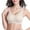 Nude, variant on Opolski Women V-Neck Stretch Wire Free Pure Color Bra Yoga Sports Crop Tops Sleepwear