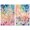 Gallery Wrapped, variant on Joyful Rainfall Set Canvas Set of 2 Maximalist Art by Art Remedy, Gallery Wrapped, 10 x 15