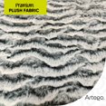 thumbnail image 4 of Pie de Árbol de Navidad Artego Tela Plush 122cm Diámetro Gris Peludo, 4 of 8