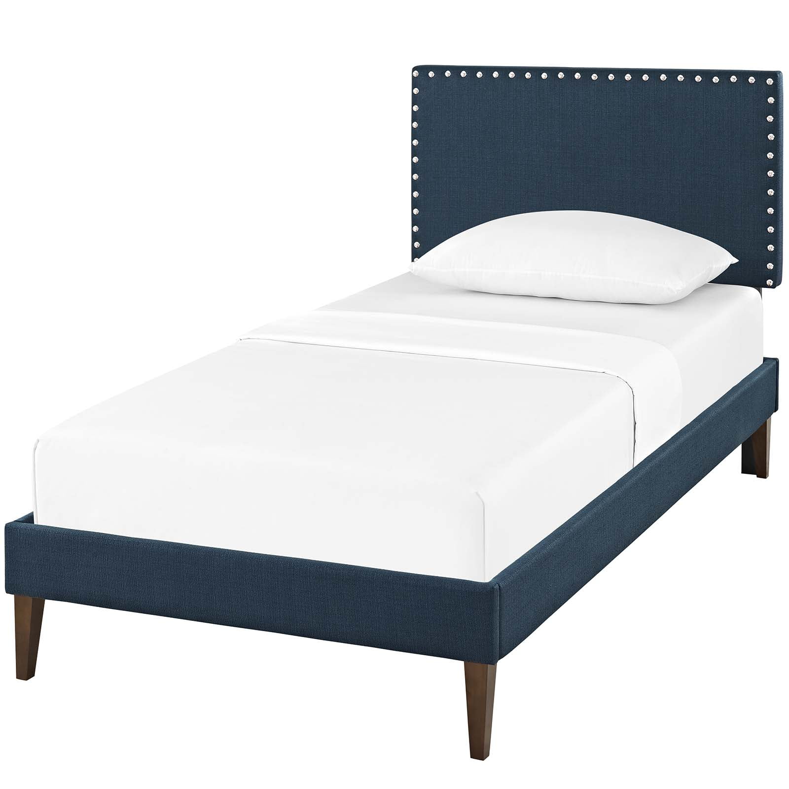 Modern Contemporary Urban Design Bedroom Twin Size Platform Bed Frame