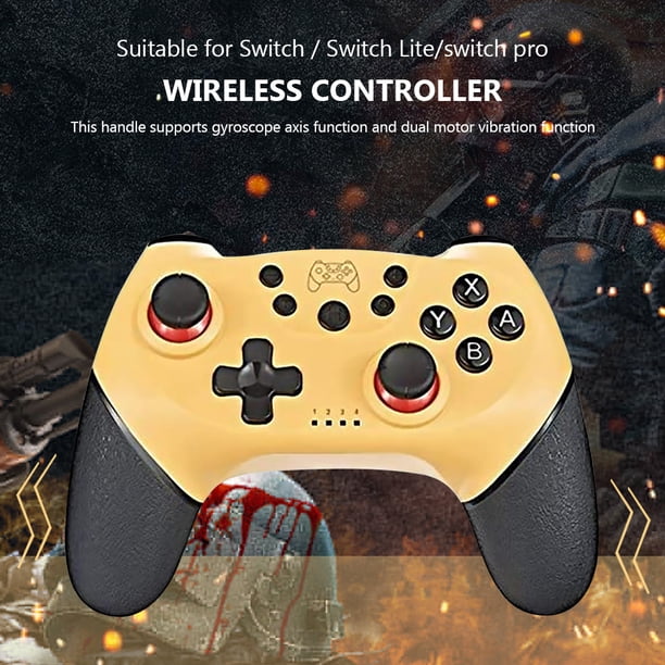 Para Switch Pro Controller Game Controller Divertido Plástico ABS Ergonómico para Switch