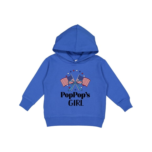 Inktastic Poppop Girl Patriotic Granddaughter Toddler Hoodie