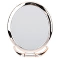 thumbnail image 1 of Miangastore 1PC Folding Desktop Makeup Mirror Hanging Two-sided Cosmetic Mirror Makeup Tool (Random Color), 1 of 8
