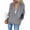Grey, variant on Womens Hoodie Full Zip Long Sleeve Lightweight Sweatshirts Pockets Jacket Coat Outerwear for Women Jacket Women Embroide Zipper Jacket Women Girl Jackets for Women Zip Jacket Women Lightweight Light