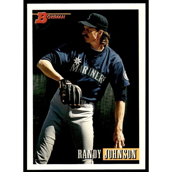 1993 Bowman Baseball Randy Johnson Seattle Mariners #431 Near Mint or Better