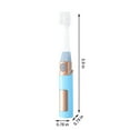 thumbnail image 3 of Xihbxyly Cepillo de Dientes de Viaje, Recargable Por Usb, Diseño Portátil, Función Inteligente con 3 Modos, Cepillo Suave Blanqueador, Apto para Adultos, Hombres y Mujeres, Fiestas Escolares, Incluye, 3 of 7