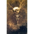 thumbnail image 2 of Redon, Odilon 13x18 White Modern Wood Framed Museum Art Print Titled - Spirit of the Forest, 2 of 4