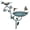 Green, variant on Bird Baths and Feeder for Outdoors, 55 inch Height Metal Birdbath Antique Garden Bird Feeder with Metal Stake for Garden Outside Yard Lawn Decorations, Copper