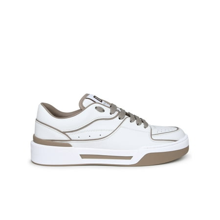 

Dolce & Gabbana Uomo New Roma White Leather Sneakers