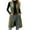 Green, variant on ZQGJB Women's Sleeveless Suede Long Vest Casual Lapel Open Front Duster Vest Fashion Double Breasted Button Work Vests with Pockets Brown XL