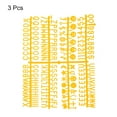 thumbnail image 3 of Felt Board Letters, 510 Characters Yellow 3/4" Letters Numbers Symbols Changeable Plastic Message Boards 3Pcs, 3 of 6