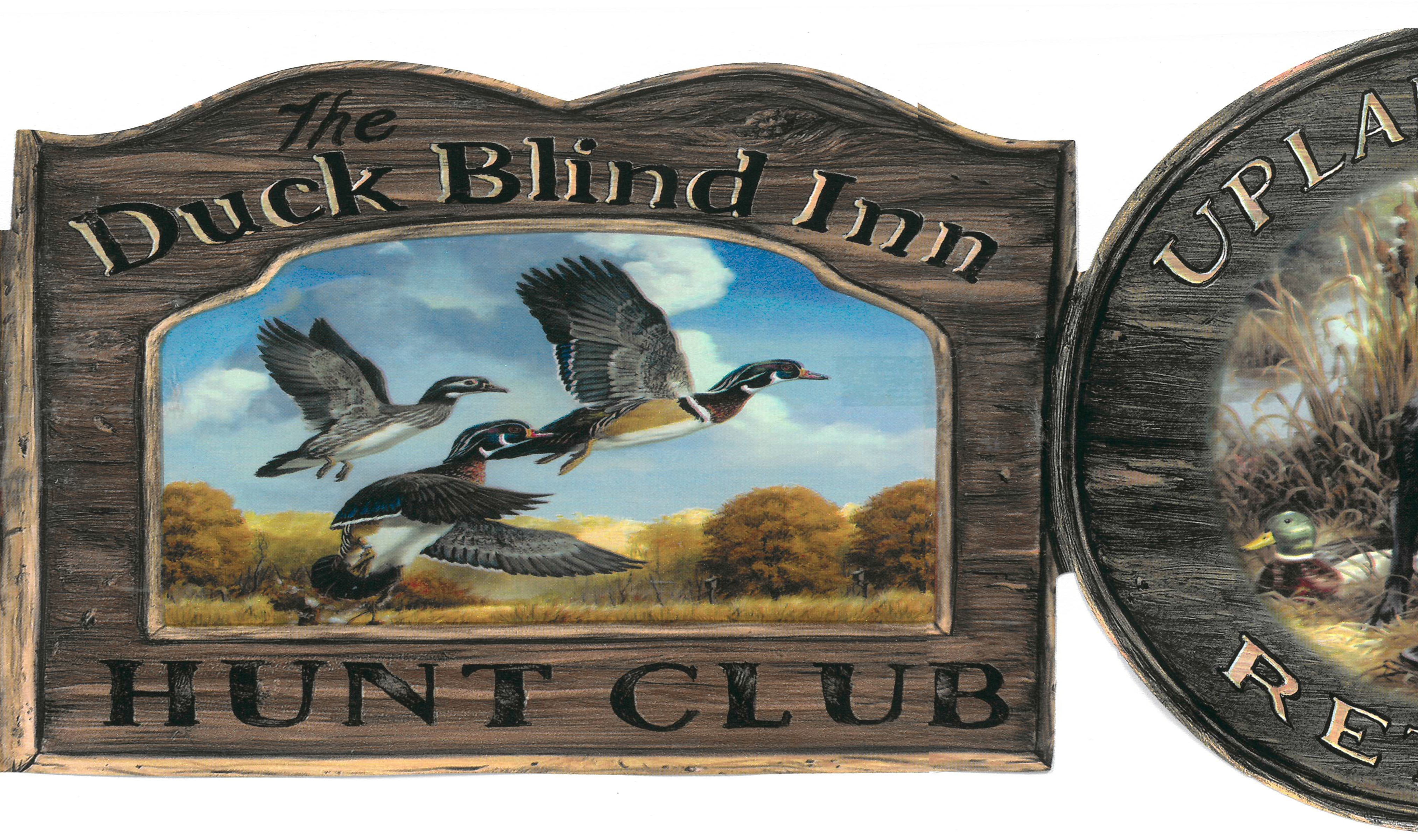 Prepasted Wallpaper Border Country Blue Brown Black Die Cut Hunt Club Signs Scalloped Wall Border Retro Design 15 Ft X 7 In 4 57m X 17 78cm Walmart Com Walmart Com