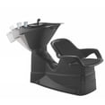 thumbnail image 3 of Lavabo Lavacabezas Estilista Salón Estetica Abatible Champ Letmex Color Negro Soporta 150KG, 3 of 4