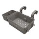 thumbnail image 4 of Cesta de almacenamiento para piscina, cesta para piscina elevada, resistente y colgante. Gris, 4 of 9