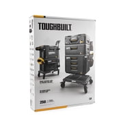 ToughBuilt 4-Wheel Cart, Dolly for StackTech Tool Boxes & Organizers