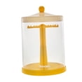 thumbnail image 2 of Vitrina transparente para muñecas, giratoria, a prueba de polvo, para centro de mesa, caja de almacenamiento para figuras de acción coleccionables. amarillo, 2 of 8